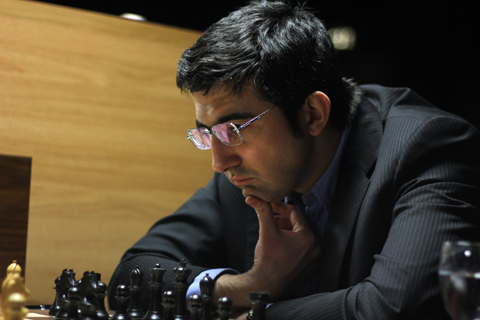 A Alexander Grischuk hoy le tocó con blancas contra... <b>Vladimir Kramnik</b> - IMG_9270