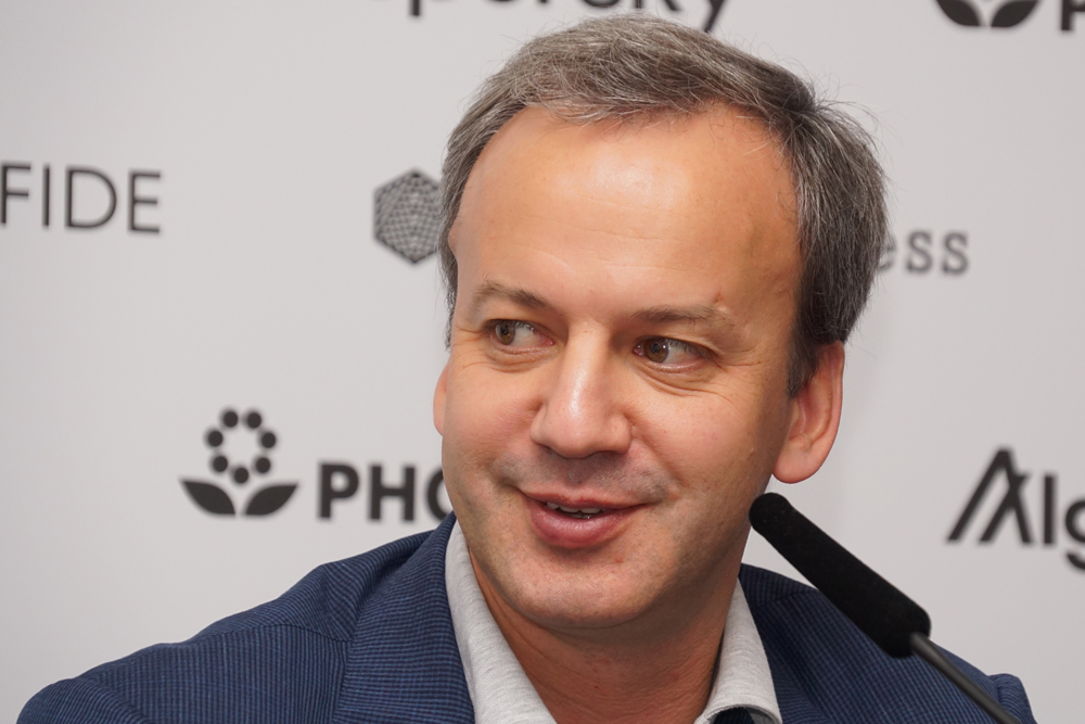 El Presidente de la FIDE, Arkady Dvorkovich