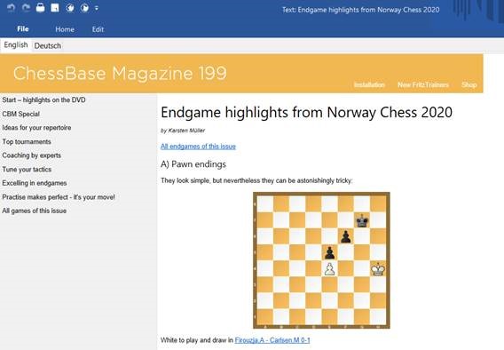 Endgame highlights from Norway Chess 2020