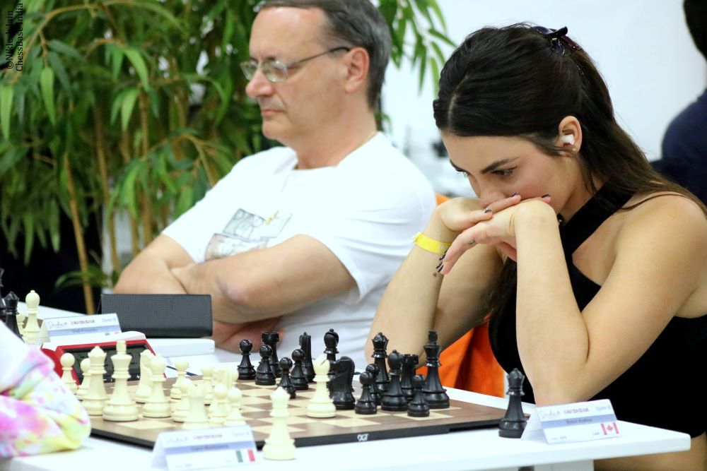 Andrea Botez  | Foto: Niklesh Jain (ChessBase India)