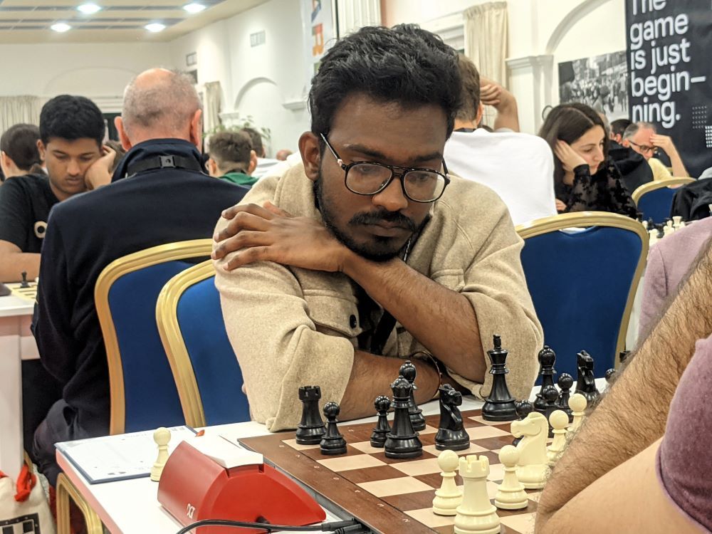 Joel Paul Ganta | Foto: Niklesh Jain (ChessBase India)