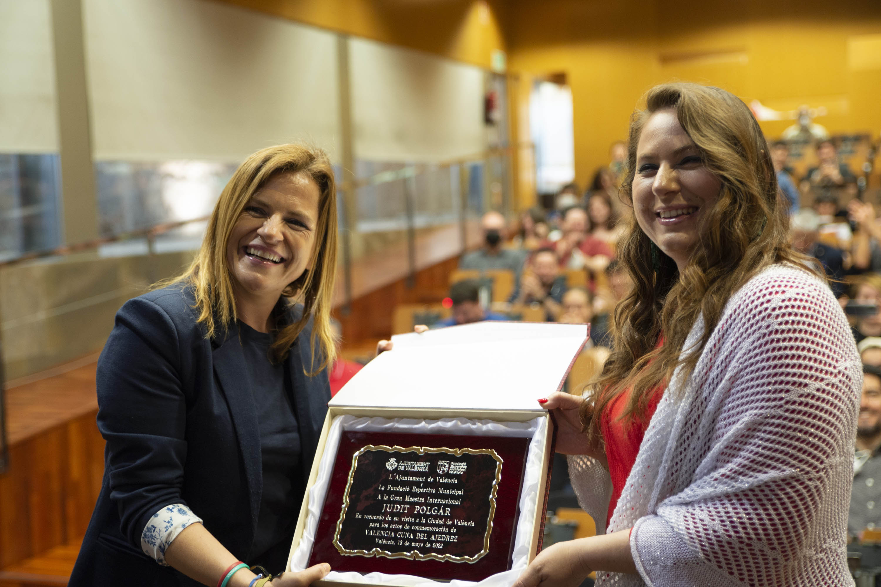 Judit Polgar en València durante la celebración del origen y difusión del  ajedrez moderno: el gran legado valenciano. – Federación de Ajedrez de la  Comunidad Valenciana