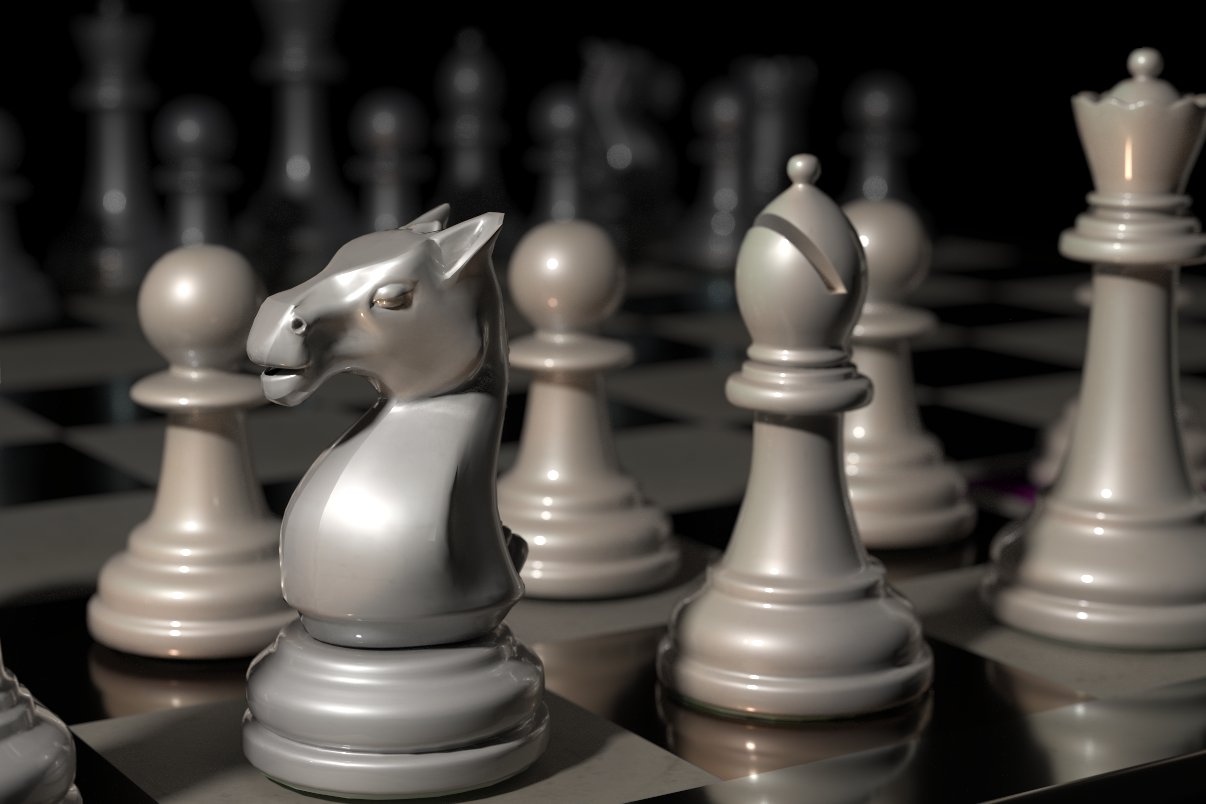 Piezas de ajedrez - Nombre y posición 