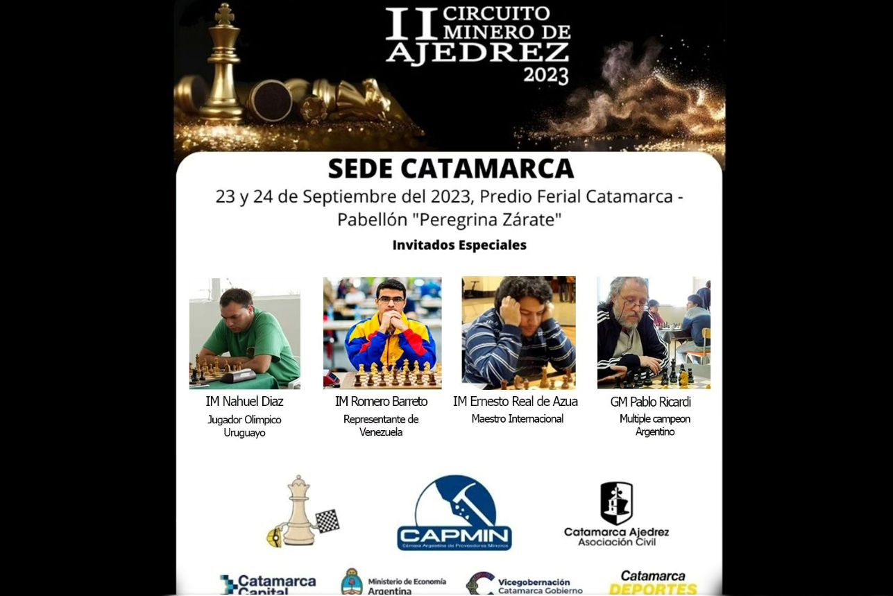 Diego Flores participará del VIII Floripa Chess Open 2022