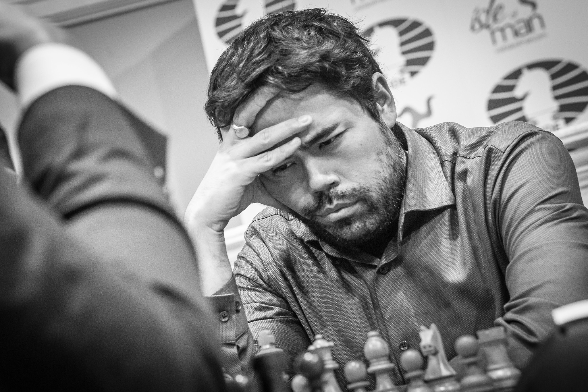 Keymer, Vincent (2717) -- Fedoseev, Vladimir (2691), FIDE Grand Swiss (10)  2023, 1-0 
