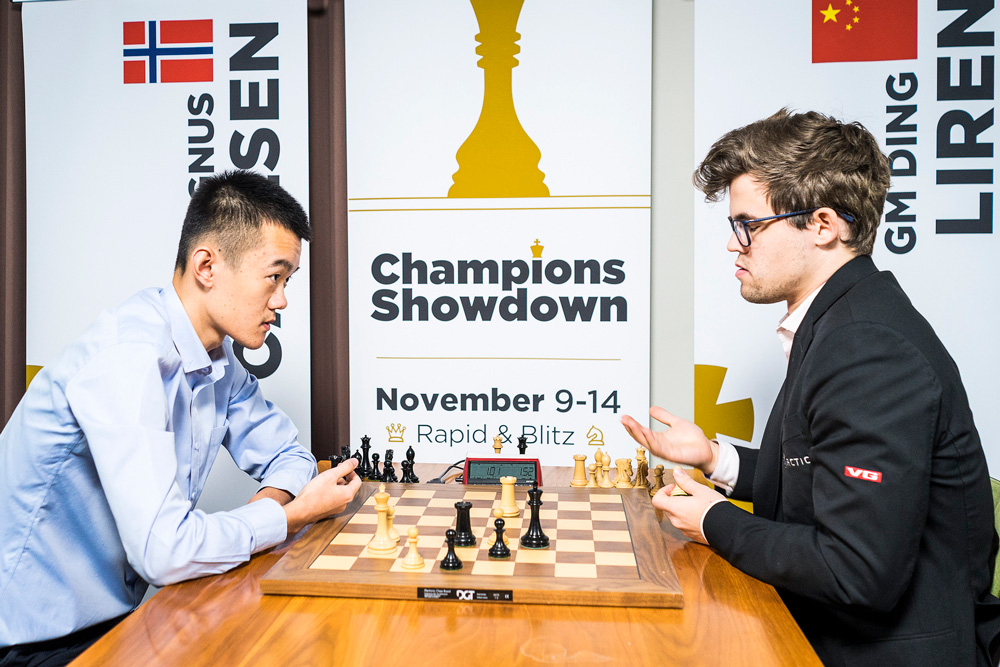 Champions Showdown Carlsen gana el duelo ChessBase
