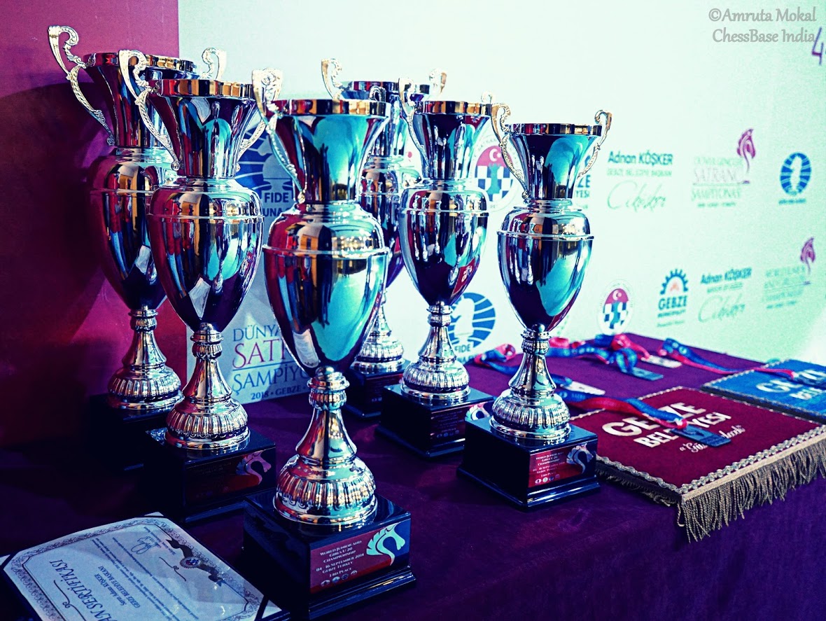 Los trofeos | Foto: Amruta Mokal