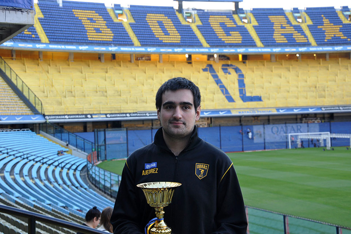 El ganador del torneo Federico Pérez Ponsa | Foto: Carlos Ilardo