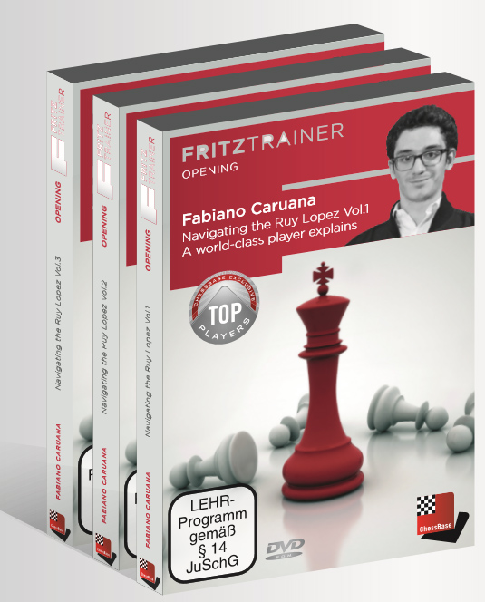 Los 3 DVDs de entrenamiento de Fabiano Caruana
