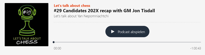 Let´s talk about Chess con GM Jon Tisdall