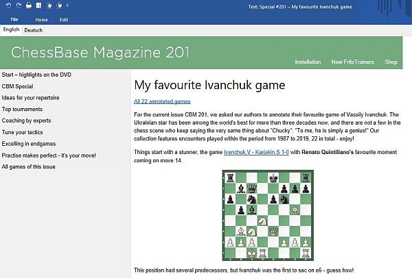 Special: My favourite Ivanchuk game