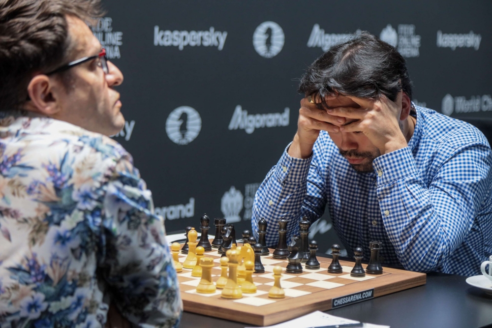 Levon Aronian e Hikaru Nakamura | Foto: World Chess
