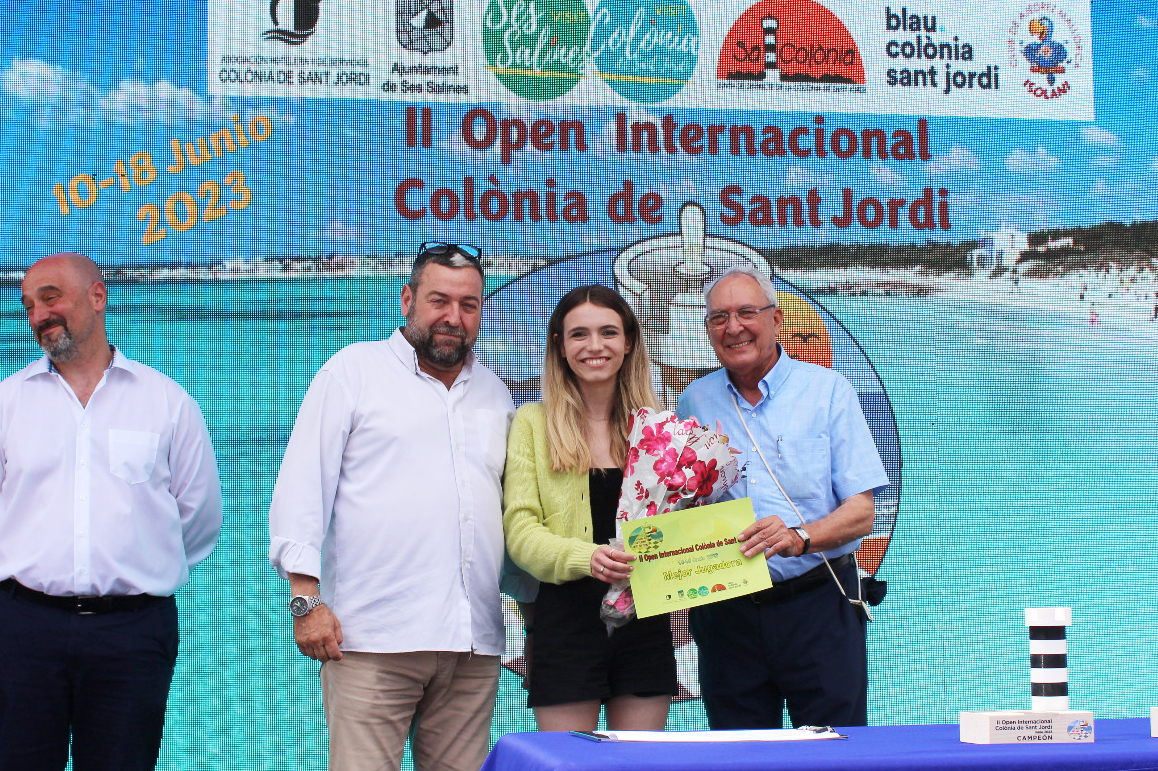 Mejor jugadora femenina del torneo abierto: Anna Cramling  | Foto: Festival de Ajedrez Colònia de Sant Jordi 2023