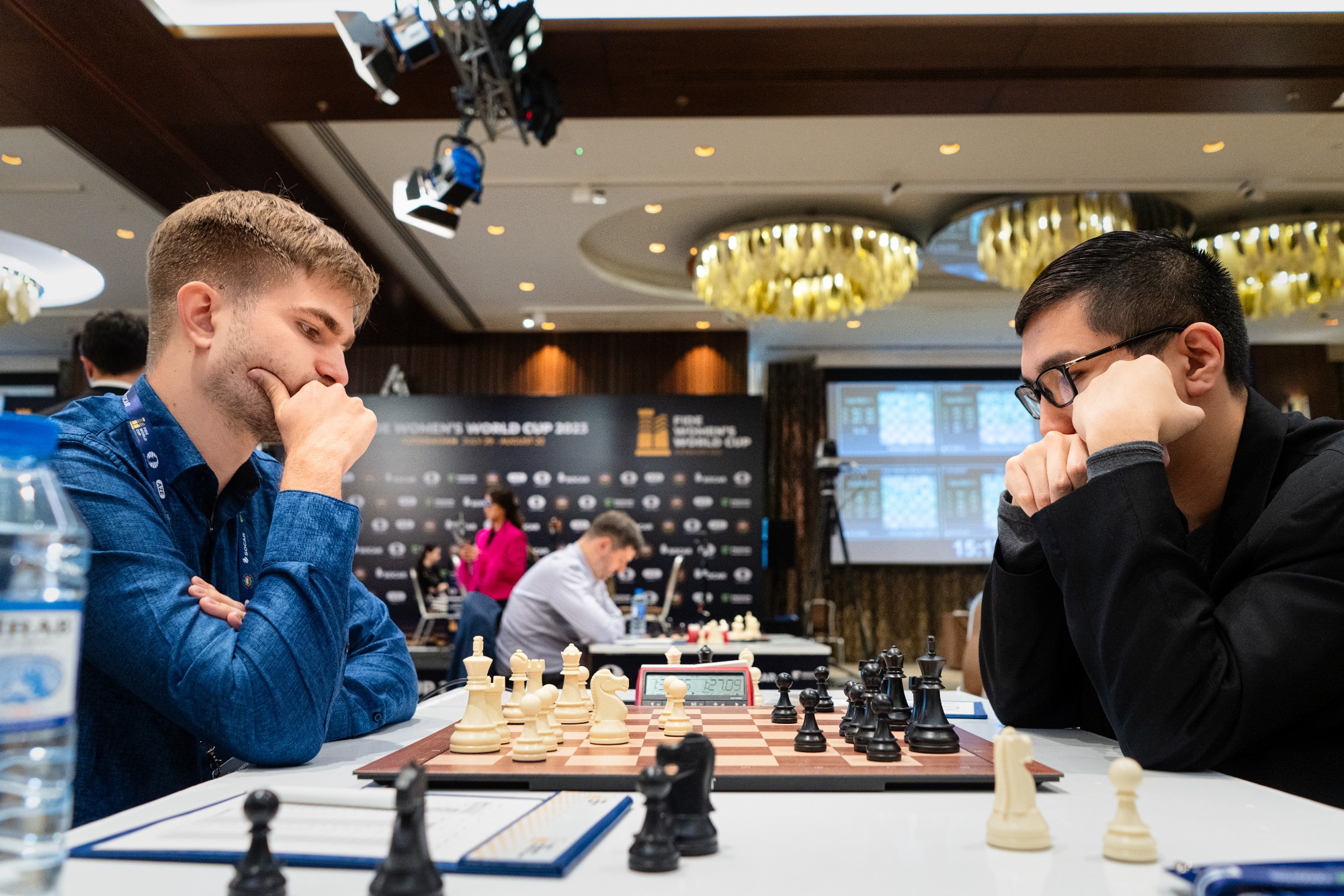 Sarana y Wesley So | Foto: FIDE
