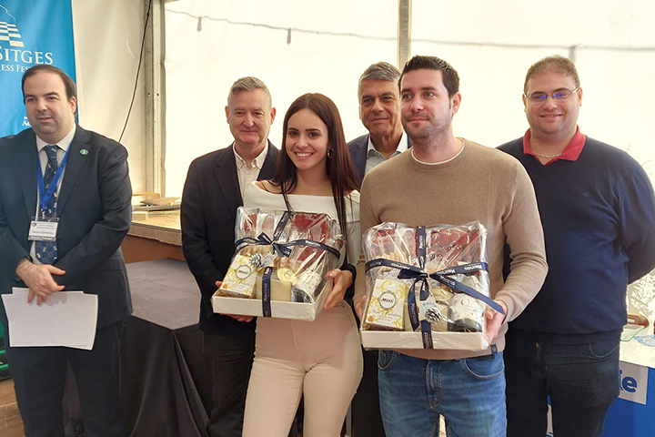 Los campeones, Campeones de España 2023 por parejas mixtas, GM José Carlos Ibarra Jerez y WFM Adhara Rodríguez Redondo  | Foto: Sergio Estremera