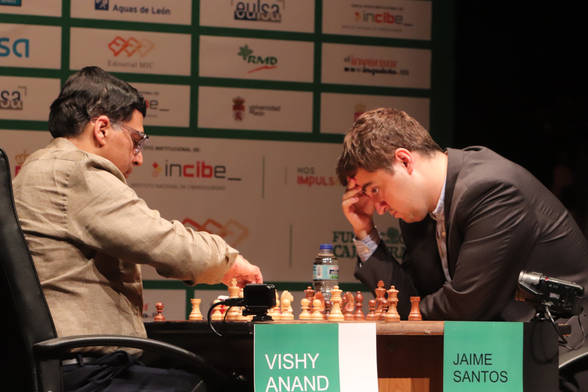 Vishy Anand, Jaime Santos