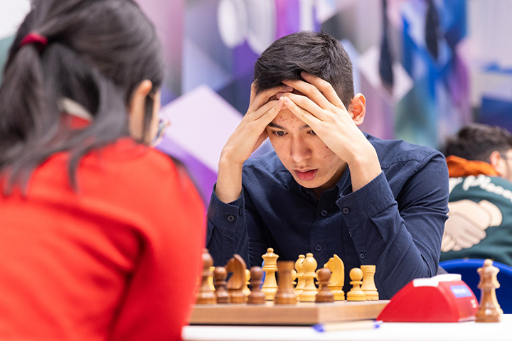 Nordibek Abdusattorov  | Foto: Jurriaan Hoefsmit (Tata Steel Chess 2024)