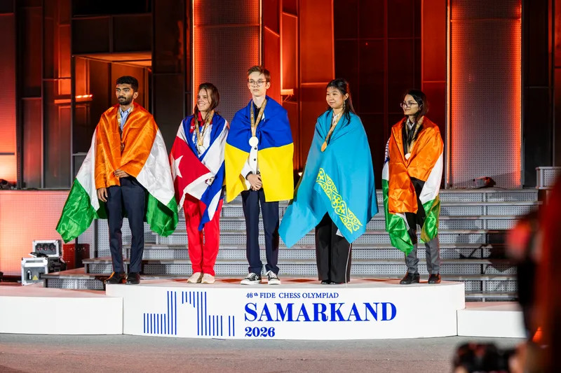 Ihor Samunenkov, Olimpiada de Ajedrez 2026