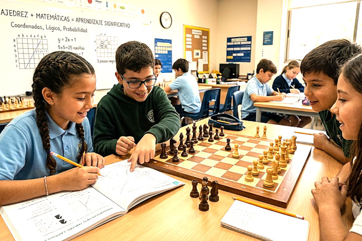 Chess news — Integración del ajedrez y la matemática para mejorar la educación