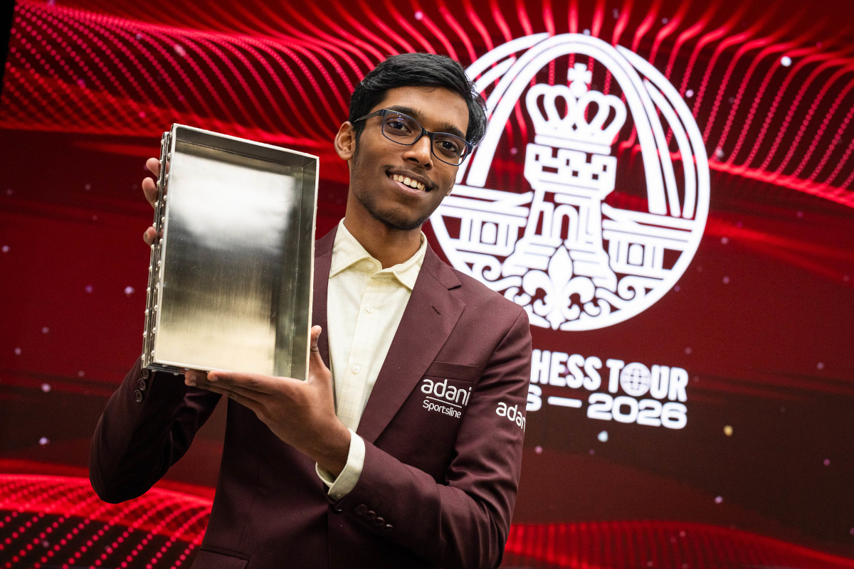 Praggnanandhaa se corona campeón del Grand Chess Tour 2026 | ChessBase