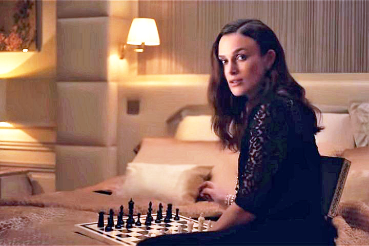 Keira Knightley and chess
